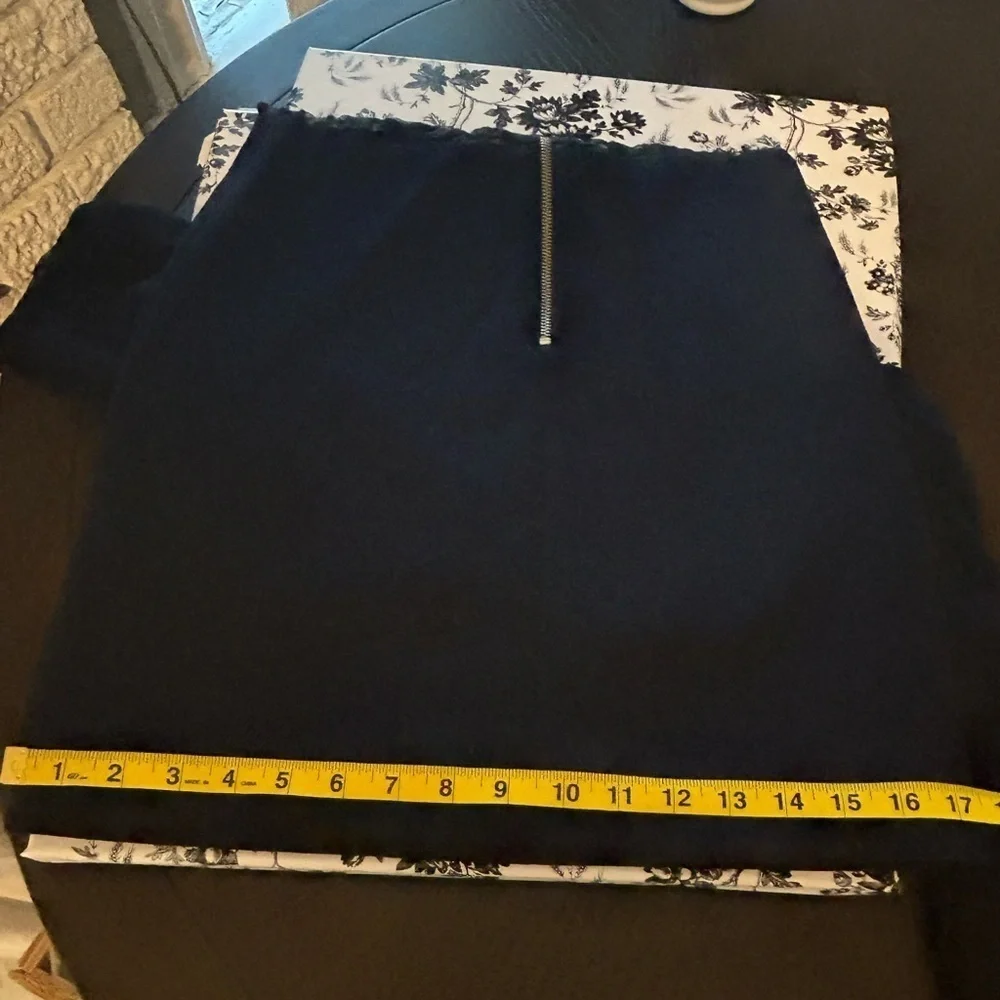 🍀 3 for $25 Rachel Zoe Black Mini Dress w/Pleated Plaid Skirt Size 4 Keyhole